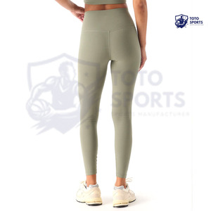 Leggings couleur claire, matière respirante, coupe ajustée confortable, toucher doux, meilleur fournisseur, tenue durable, élastique, logo personnalisé - Product Image 5
