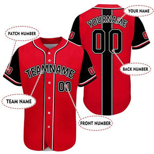 Camiseta de Béisbol con Camuflaje y Escudo Real Personalizado, Impresión por Transferencia de Calor, Absorbe la Humedad, Transpirable, 100% Poliéster, Nombre y Número del Equipo Personalizados - Product Image 4