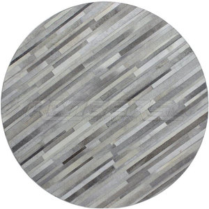 Tapis en cuir de vachette, tapis en cuir naturel, texture douce, tapis de sol durable pour salon, décoration de la maison, style moderne - Product Image 4