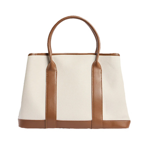 Sac à main élégant en cuir véritable pour femme avec fermeture à glissière, grande capacité pour le bureau et les voyages - Product Image 1