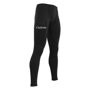 Leggings de sport ajustés pour hommes, pantalon de compression Rashguard, BJJ Jiu Jitsu, impression Mandala personnalisable, compression MMA - Product Image 2