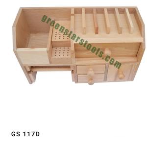 <b>Bench</b> Top <b>Tools</b> Organizer Wooden Multi Drawer Storage Box for Jewelry <b>Tools</b> Jewelry Making <b>Tools</b> | Item No GS-117D - Product Image 2