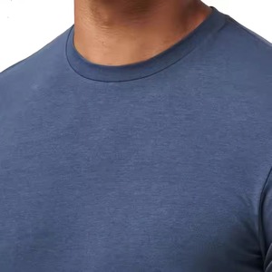 Camiseta Deportiva Personalizada al por Mayor para Hombre, 13 Colores, Estampado Sólido, Verano, Manga Corta, Talla Grande, Secado Rápido, 180 Gramos - Product Image 5