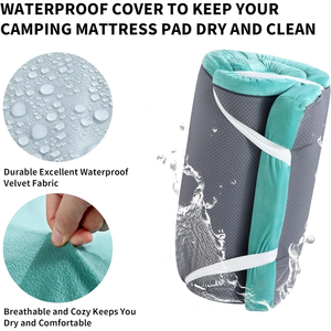 Closed Foaming Air Mattress Type Outdoor style MD04 CAMPING Built-in Inflator Pump TPU Nylon Bag Packaging OEM Brand Name - Product Image 3