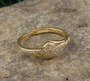 Anillo Minimalista de Plata de Ley 925 Chapado en Oro con Turquesa para Mujer, Elegante Anillo Apilable de Plata para Boda, Regalo - Product Image 4