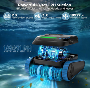 Robot Inteligente para Limpieza de Piscinas, Control por Aplicación, Robot Automático para Limpieza de Piscinas y Spas - Product Image 3