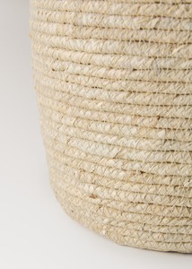 Juego de 3 cestas redondas de mimbre marino con bordes con flecos, cestas de almacenamiento hechas a mano, venta al por mayor, ecológicas, hechas en Vietnam - Product Image 5