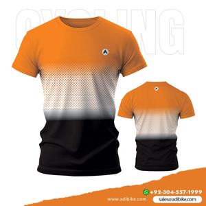 Chemises de cyclisme élégantes de qualité supérieure, antibactériennes et écologiques, imprimées par sublimation, demi-manches, protection UV, coupe-vent - Product Image 4