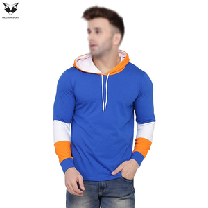 Sudadera con Capucha para Hombre, Diseño Color Block, Manga Raglán, Corte Regular, Estilo Casual para Otoño, Color Sólido, Sudadera con Capucha Personalizada - Product Image 4