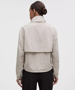 Veste coupe-vent pour femme, color block, pour l'automne, manches longues, fermeture éclair, imperméable, en polyester tissé, pour l'hiver - Product Image 4