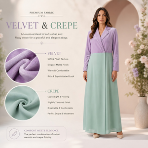 Vestido Abaya en Colores Pastel para Mujer, Elegante Caftán Islámico de Dubái |   Vestido Maxi Modesto de Manga Larga 2026 Estilo Lujoso Boutique Pro - Product Image 4