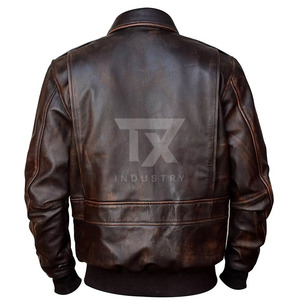 Men's Genuine <b>Leather</b> <b>Jacket</b> Breathable Slim Fit Men's <b>Leather</b> Fashion Men Bomber <b>Leather</b> <b>Jacket</b> - Product Image 3