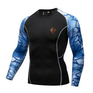 Ropa Deportiva de Compresión para Hombre, Informal, Transpirable, Ecológica, Ligera, Ajustada, Material Absorbente de Sudor, para Deportes Activos - Product Image 1