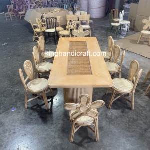 Chaise enfant en rotin artisanale moderne pour location, idéale pour mariage, événement, fête d'anniversaire, décoration, photographie, extérieur, chambre, sûre et durable - Product Image 3