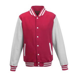 <b>Men's</b> Green White Varsity <b>Jacket</b> Turn-down Collar Button Closure Casual Style Autumn Wear Regular Fit - Product Image 4