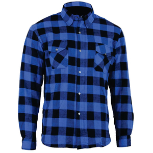 เสื้อเชิ้ตผ้าแฟลนเนลสำหรับขี่มอเตอร์ไซค์ผู้ชาย แห้งเร็ว กันลม OEM เสื้อป้องกันสำหรับขี่มอเตอร์ไซค์ อุปกรณ์สำหรับนักขี่มอเตอร์ไซค์ ขนาดสั่งทำพิเศษ บุผ้าเคฟลาร์ - Product Image 1