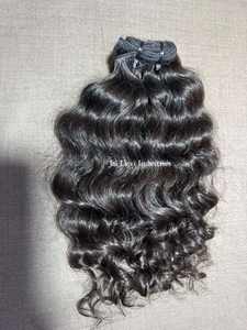 Extensions de cheveux humains indiens vierges bruts de haute qualité 100 % naturels, en gros, non traités, doux, soyeux, brillance naturelle - Product Image 5