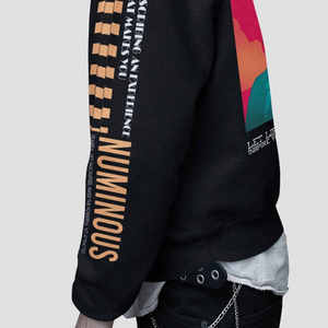 Pull en maille à col rond noir pour homme, manches longues, sweat-shirt décontracté avec impression de lettres sur le devant, coupe classique, vêtements d'automne - Product Image 6