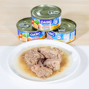 Thon en conserve à l'huile, saveur riche, prêt à consommer, produits de la mer pour la vente au détail et en gros - Product Image 1
