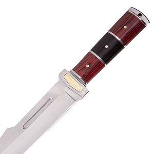 Couteau Bowie en acier inoxydable pour la randonnée, la chasse et les activités de plein air, avec une construction durable en acier inoxydable et une poignée ergonomique - Product Image 3