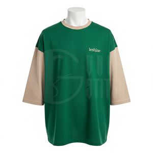 Camiseta Hip Hop Unisex 2026, Último Modelo, Mezcla de Poliéster y Algodón, Talla Grande, Diseño Personalizado, Hombros Caídos - Product Image 5