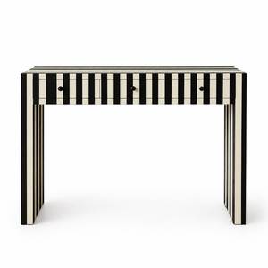 Mesa Consola Opulenta con Incrustaciones de Hueso, Mueble de Mosaico de Lujo con Patrones Intrincados Hechos a Mano para Decoración de Interiores de Hoteles y Residencias - Product Image 4