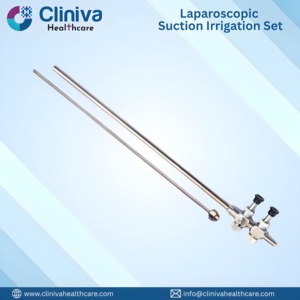 <b>Laparoscopic</b> Manual Suction Irrigation Set 5mm High Quality Reusable Surgical <b>Instruments</b> Cliniva - Product Image 1