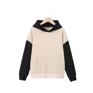 Venta al por mayor de los hombres de encargo del logotipo gráfico impreso bordado en blanco liso sudaderas con capucha de gran tamaño de alta calidad de punto BD - Product Image 3