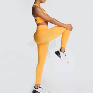 Conjunto de Yoga para Mujer con Logotipo Personalizado de Nuevo Diseño, Conjunto de Yoga Ligero para Mujer, Conjunto de Yoga Transpirable para Mujer - Product Image 4