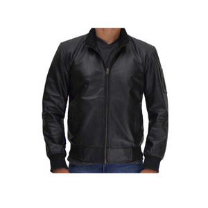 Hot Sale Top Quality Winter Wholesale Custom Black Leather Jackets Available for Men in <b>Cheap</b> Prices - Product Image 6