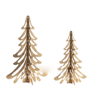 Elegantes Adornos Metálicos para Árbol de Navidad, Decoración para Sala de Estar, Estilo Moderno para el Hogar y Adorno Decorativo Festivo de Temporada - Product Image 1