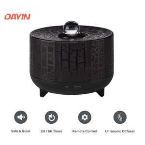 USB Flame Light Humidifier 300ml Ultrasonic Aroma <b>Diffuser</b> RGB LED Low Noise Auto Shut Off Bedroom - Product Image 2