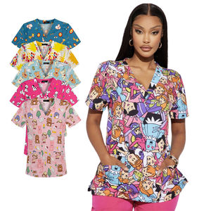 Medical Scrub Uniform <b>Set</b> for Healthcare Professionals Hospital <b>Doctors</b> Nurses Comfortable Breathable Nursing Scrubs - Product Image 3