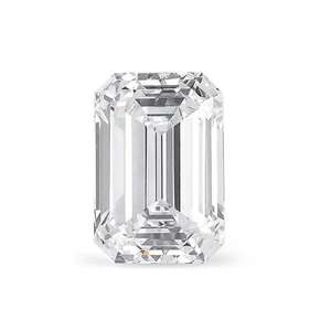 Lab Grown CVD Emerald Cut EX-VG Fancy Dark VVS IGI Certified <b>Diamond</b> for Jewelry Making Engagement <b>Ring</b> - Product Image 1