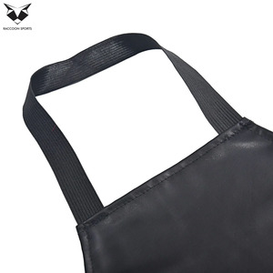 Premium Black Leather Clubwear Apron Unisex Sexy <b>Zipper</b> Pocket Nightclub Bar Waiter Stylish Party Wear Soft Durable Custom Logo - Product Image 6