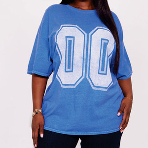 T-shirt de sport unisexe personnalisé avec logo, coupe courte et ample, style streetwear, maillot de football en mesh pour femme - Product Image 2