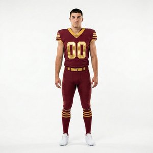 Uniforme de football américain Flex Fit en maille avec sublimation, service OEM ODM, vêtements de tournoi pour hommes, femmes et jeunes, service de logo personnalisé 54 - Product Image 1