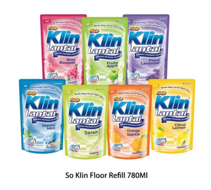 Limpiador de Pisos Líquido Soklin Lantai 800ml Antimicrobiano con Aroma a Lavanda, Rosas Rosadas, Manzana, Peonía y Limón - Product Image 2