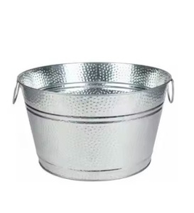 Seau à champagne de luxe au design antique avec poignée, refroidisseur à vin en métal avec logo personnalisé, seaux très demandés - Product Image 4