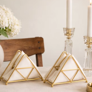 Porte-serviettes en fer de luxe moderne, nouveauté, best-seller, pour décoration intérieure et extérieure de Noël - Product Image 2