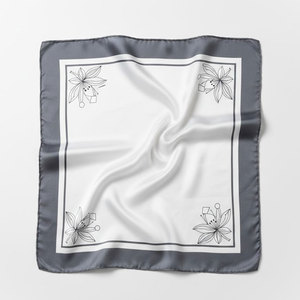 Écharpe bandana élégante à motifs, douce et respirante, pour les journées à la plage, les vacances d'été et les tenues décontractées en plein air - Product Image 4