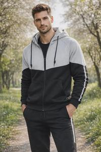 ชุดวอร์มลายพรางผู้ชายทรงสลิมฟิตแบบมีกระเป๋า - Product Image 3