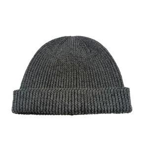 Bonnet tricoté crème avec pompon pour enfants, 52-54cm, couleur unie, chapeau d'hiver tricoté à la main, matériau acrylique, Style mignon - Product Image 6