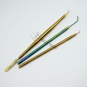 Separador de Pestañas de Acero Inoxidable Ligero, Herramienta para Lifting de Pestañas, Punta Fina, Herramienta de Aislamiento para Aplicación Profesional de Pestañas en Salón - Product Image 1