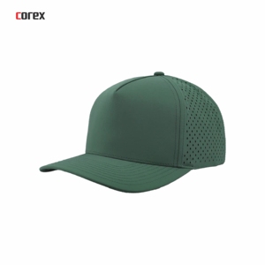 Casquette Trucker 5 Panneaux Vert Olive Personnalisée avec Broderie 3D Découpée au Laser, Respirante, Imperméable, Unisexe, Sportive, Décontractée, pour Activités de Plein Air et Voyage, Adulte - Product Image 1