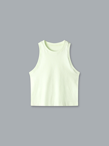 Camiseta sin mangas de algodón transpirable para mujer, chaleco liso personalizable, ropa casual de verano - Product Image 3