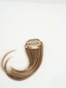 Extensions de cheveux synthétiques 3D Air Bangs à clipser, fabriquées en Corée, postiche synthétique transparent effet frange - Product Image 3