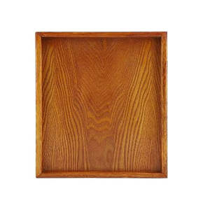 Plateau de service rectangulaire en bois de qualité supérieure, modèle 12, pour servir des aliments, des boissons, du café, du thé, du jus, des collations - Vaisselle élégante - Product Image 3