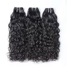 Extensions de cheveux naturels noirs bouclés, double trame, vierges Remy, décolorés, couleur indienne, mèches simples, cheveux en vrac 100g - Product Image 3