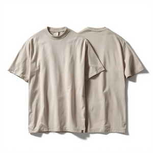 Camiseta de Manga Corta para Hombre, Premium, 280 GSM, Oversize, Estampada, de Algodón Grueso, Transpirable, Estilo Casual Urbano, para Verano - Product Image 4